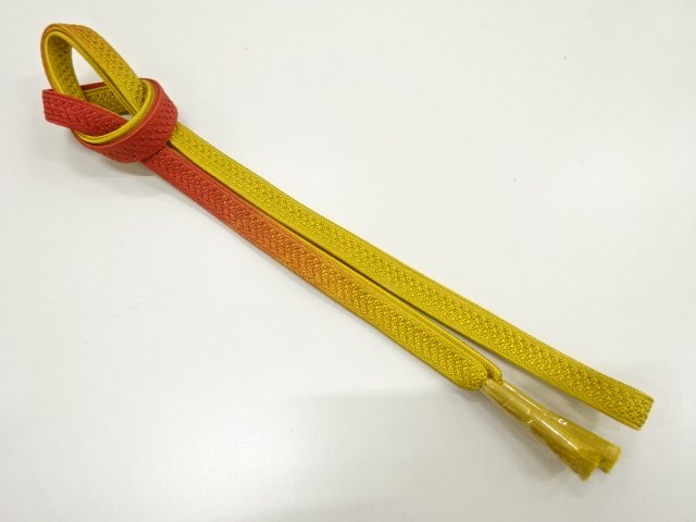 未使用品　正絹　手組帯締め
